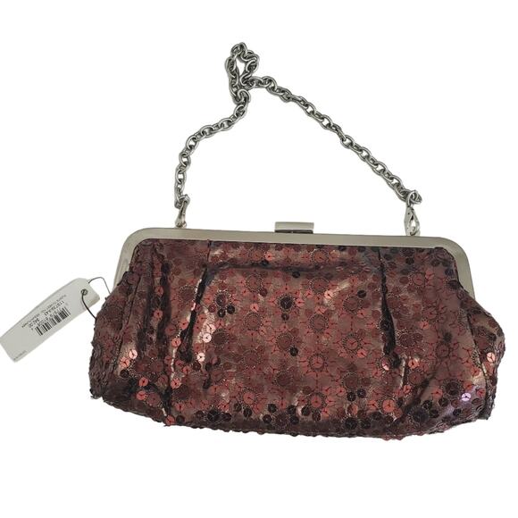 Unlisted | Pleats to Meet You Star Sequin Clutch Small Handbag - Picture 1 of 14